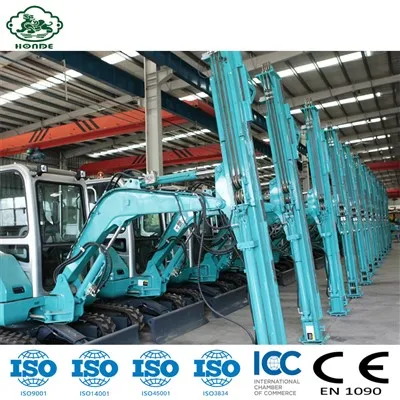 Mobilais kāpurķēžu spirālveida pāļu draiveris